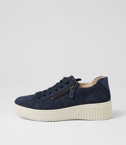 CORA GA BLUE BEIGE NUBUCK