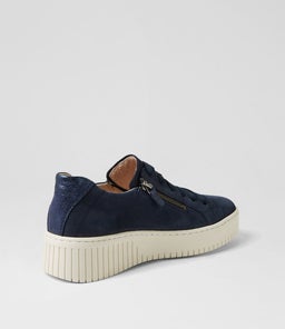 CORA GA BLUE BEIGE NUBUCK