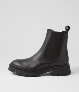 GHANI GA SCHWARZ LEATHER