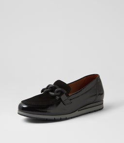 KAYLEE GA SCHWARZ LEATHER SUEDE