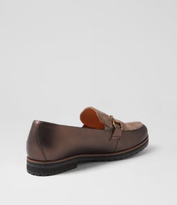 VAANI GA BRONZE MOHAIR LEATHER SUEDE
