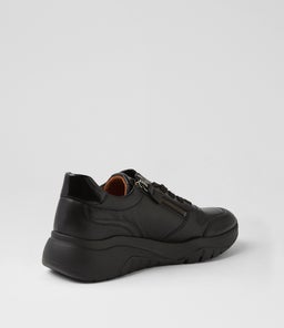 KHEESHA GA SCHWARZ LEATHER