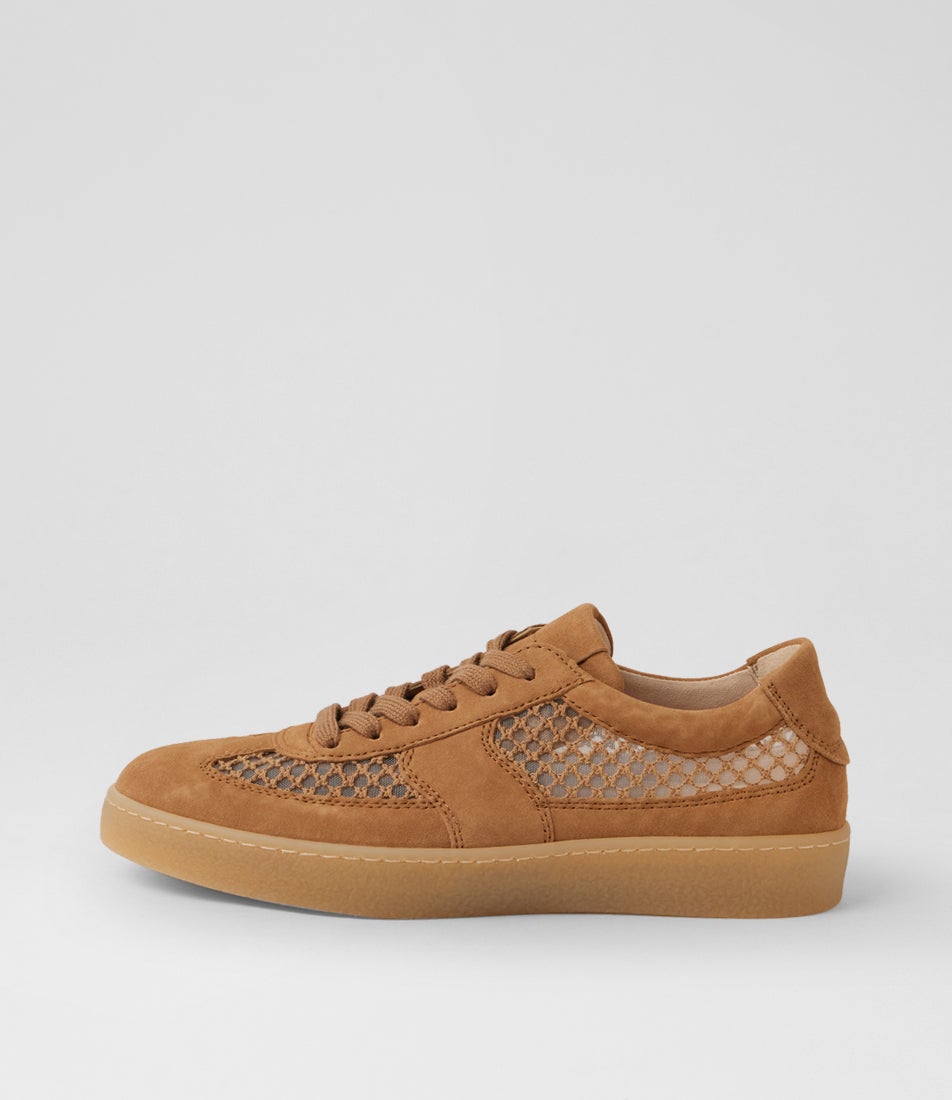Soriah Sattel Raffia Suede Lace Ups