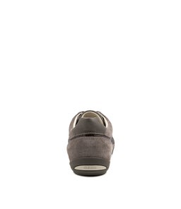 U WELLS C DK GREY SUEDE TEXTILE