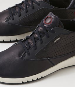 U AERANTIS A NAVY LEATHER