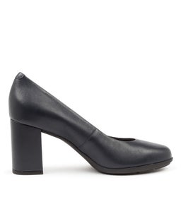 D NEW ANNYA A NAVY LEATHER