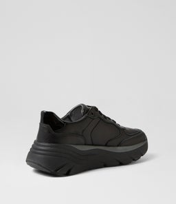 D DIAMANTA A GE BLACK LEATHER