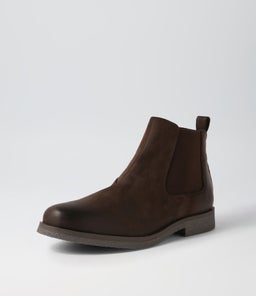U CLAUDIO A GE DARK COFFEE WAXY LEATHER