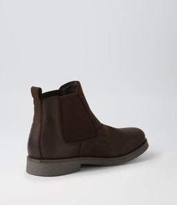 U CLAUDIO A GE DARK COFFEE WAXY LEATHER