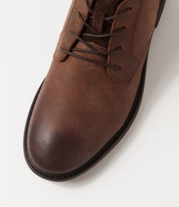 U VIGGIANO B GE DARK COFFEE WAXY LEATHER