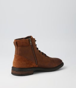 U VIGGIANO A GE COGNAC WAXY LEATHER