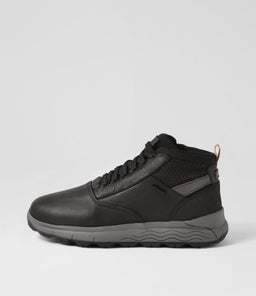 U SPHERICA 4X4 B ABX A GE BLACK LEATHER