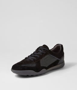 U METODO A GE BLACK SUEDE LEATHER