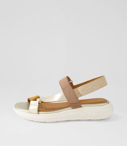 D SPHERICA EC5W A GE SAND/LT GOLD LEATHER