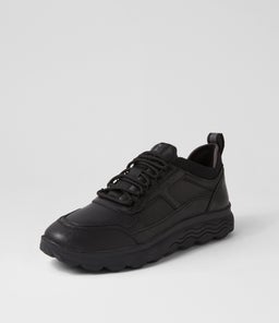 U SPHERICA B NAPPA GE BLACK LEATHER