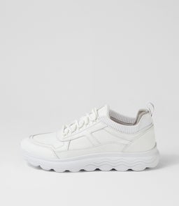 U SPHERICA B NAPPA GE WHITE LEATHER