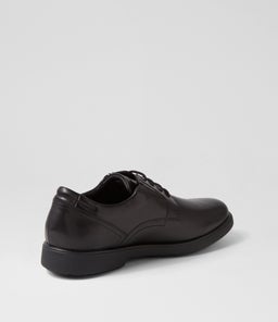 U SPHERICA EC11 A PLAIN GE BLACK LEATHER