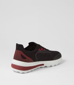 U SPHERICA ACTIF A GE BLACK RED KNIT