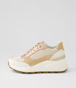 D SPHERICA EC13 A GE OFF WHITE/DESERT SUEDE MIX