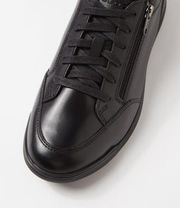 U CORDUSIO D GE BLACK LEATHER