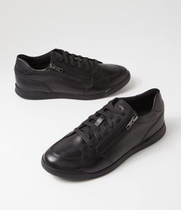 U CORDUSIO D GE BLACK LEATHER