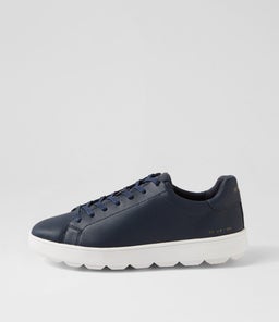 U SPHERICA ECUB 1 C GE NAVY WHITE LEATHER