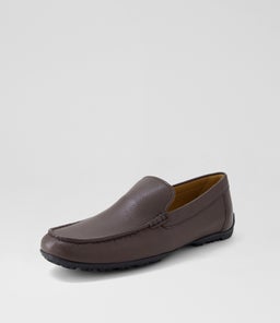 U KOSMOPOLIS + GRIP A GE DK BROWN TUMBLE LEATHER