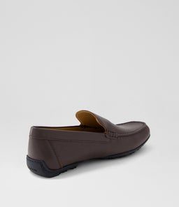 U KOSMOPOLIS + GRIP A GE DK BROWN TUMBLE LEATHER