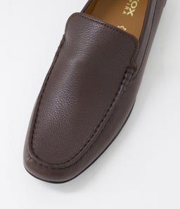 U KOSMOPOLIS + GRIP A GE DK BROWN TUMBLE LEATHER