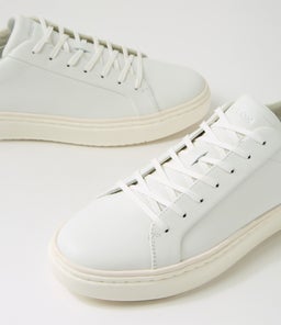U ZACKERTY A GE WHITE LEATHER