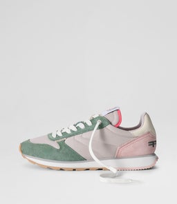 TRACK & FIELD SYRACUSE HF GREEN LEATHER FABRIC