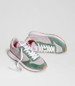TRACK & FIELD SYRACUSE HF GREEN LEATHER FABRIC