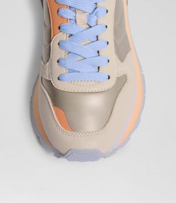 TRACK & FIELD REGIUM HF GREY LEATHER FABRIC