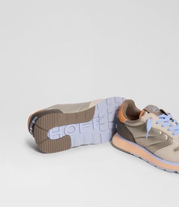 TRACK & FIELD REGIUM HF GREY LEATHER FABRIC