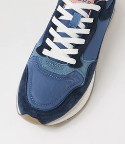 CITY CORK HF NAVY BLUE LEATHER FABRIC