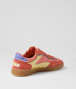 PARK ROSA WOMEN HF PINK MULTI LEATHER FABRIC