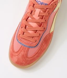 PARK ROSA WOMEN HF PINK MULTI LEATHER FABRIC