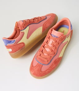 PARK ROSA WOMEN HF PINK MULTI LEATHER FABRIC