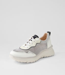 POLINESIA 94 HI PANNA WHITE MESH LEATHER