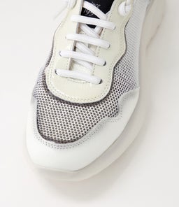 POLINESIA 94 HI PANNA WHITE MESH LEATHER