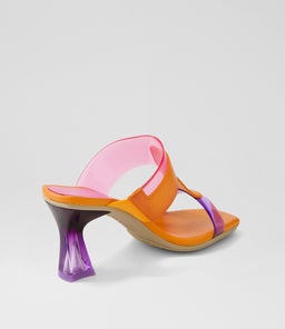 GRETA 98 HI PAPAYA LAVANDA PINK LEATHER VINYLITE