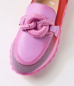 LOIRA 70 HI VOILET SCARLETT TEXTILE LEATHER