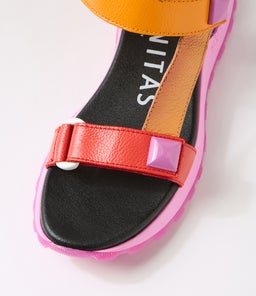 MAUI 11 HI PEACH MANDARIN LEATHER