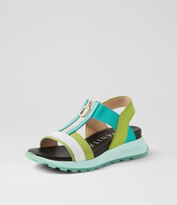 MAUI 08 HI AQUA KIWI LEATHER