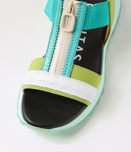 MAUI 08 HI AQUA KIWI LEATHER