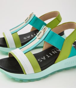 MAUI 08 HI AQUA KIWI LEATHER