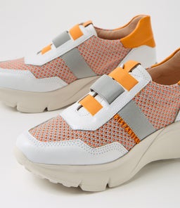 HAWAI 14 HI WHITE MANDARIN TEXTILE LEATHER