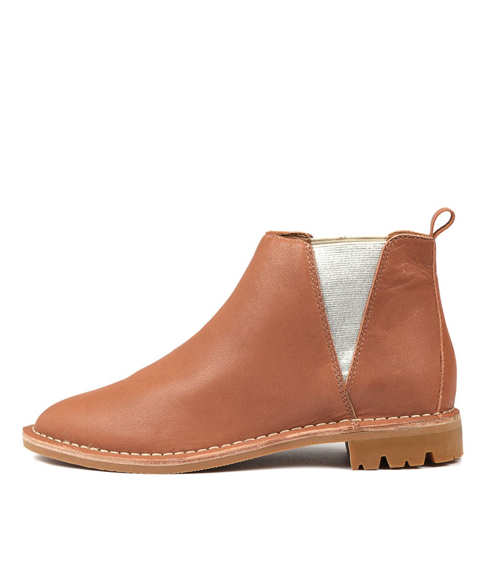 Buy Hael & Jax Preston Tan Ankle Boots online with free shipping