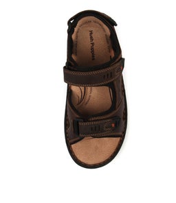 SIMMER BROWN LEATHER