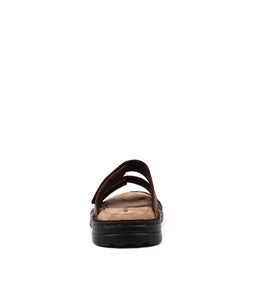 SLIDER BROWN LEATHER